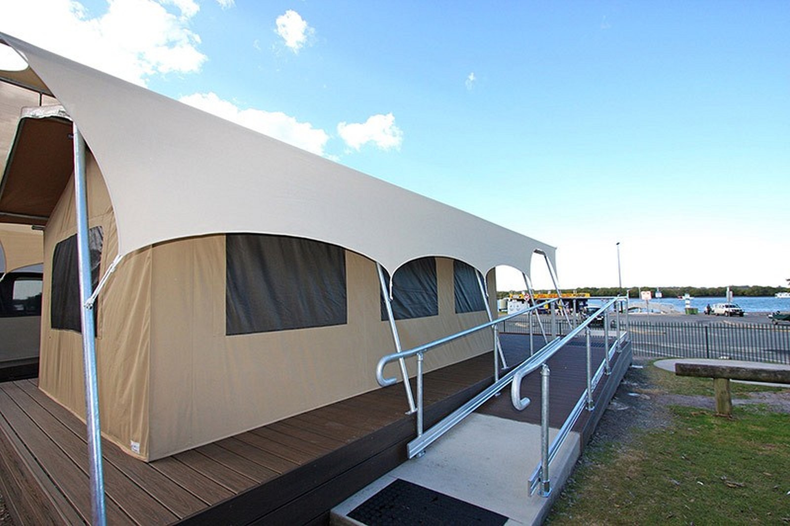 Accessible Glamping Tents with Ramp