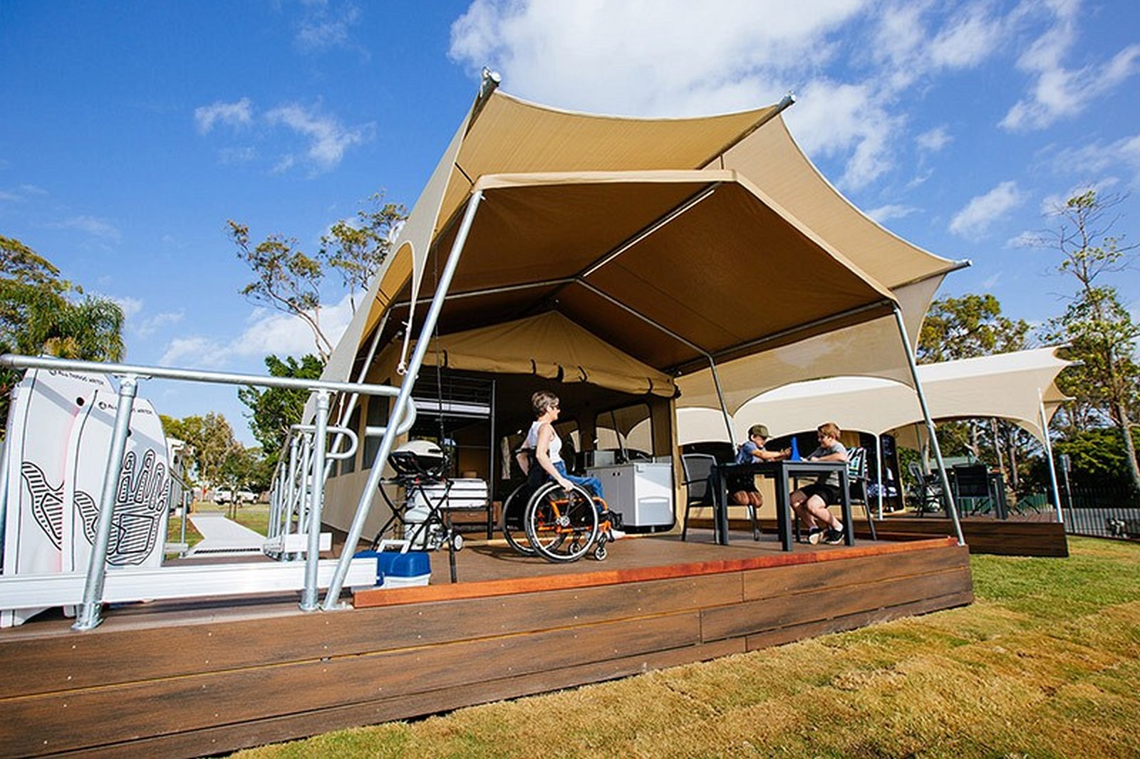 Glamping Tents with Ramp Access