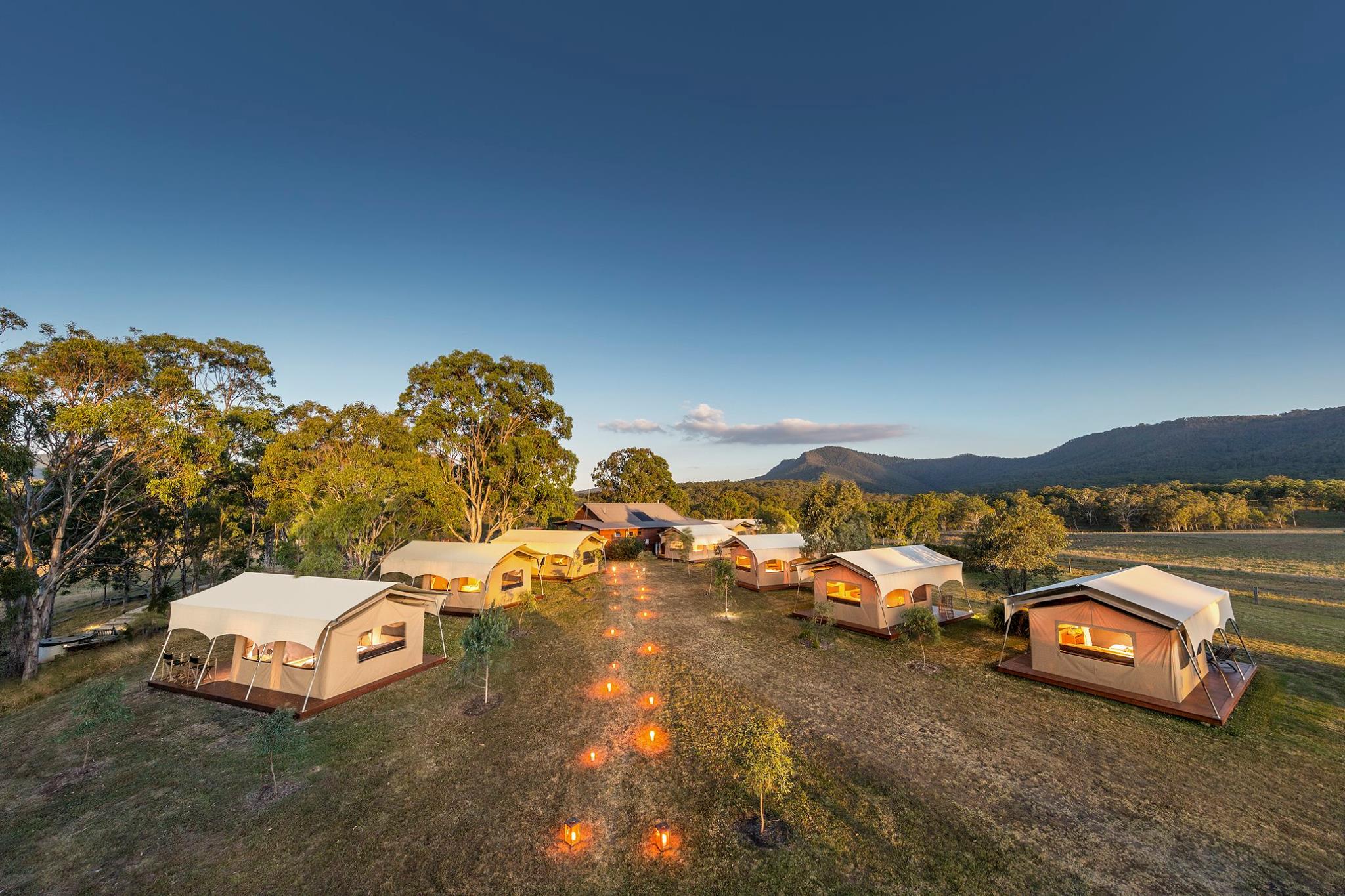 Luxury Tents at Spicers Canopy by Day