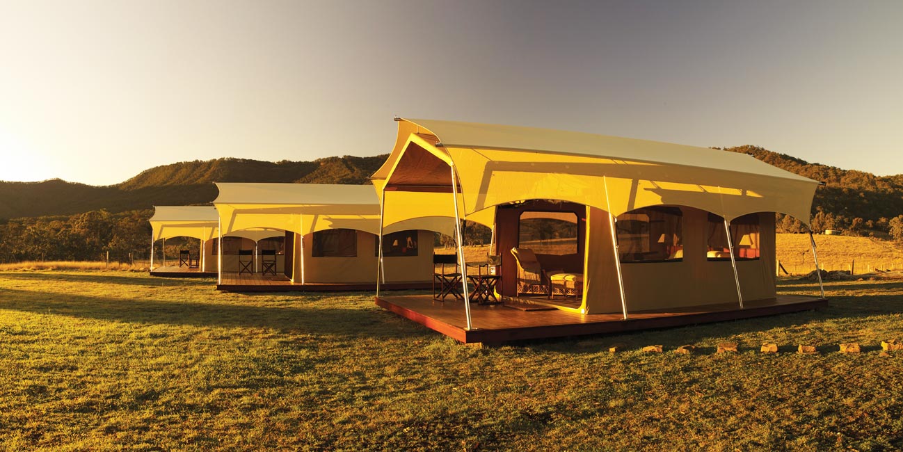 Spicers Canopy Glamping Tents from Eco Tents