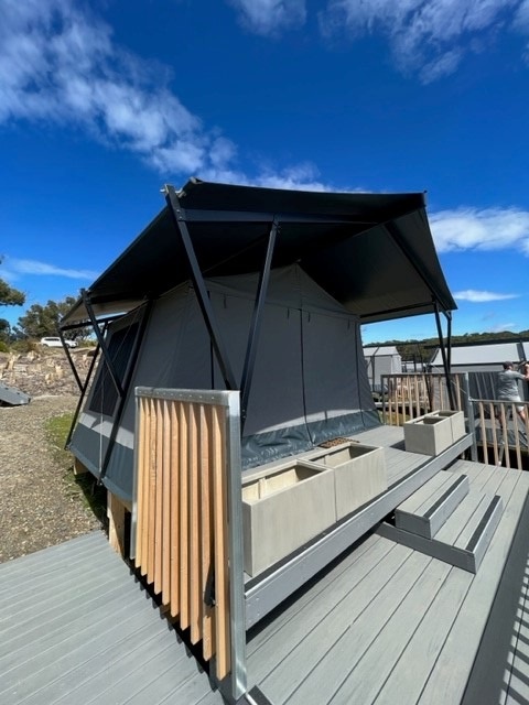 Tasmanian Luxury Retreat front view