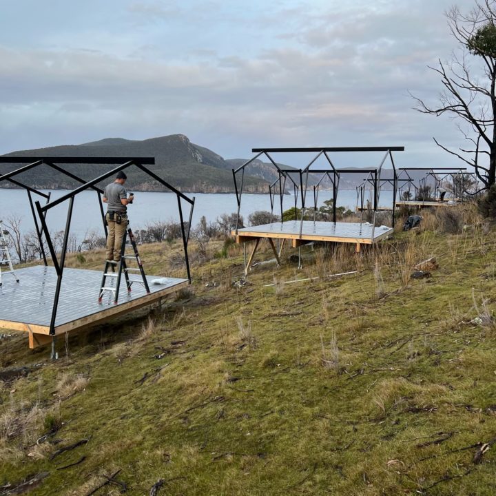 Tasmanian Luxury Retreat Construction