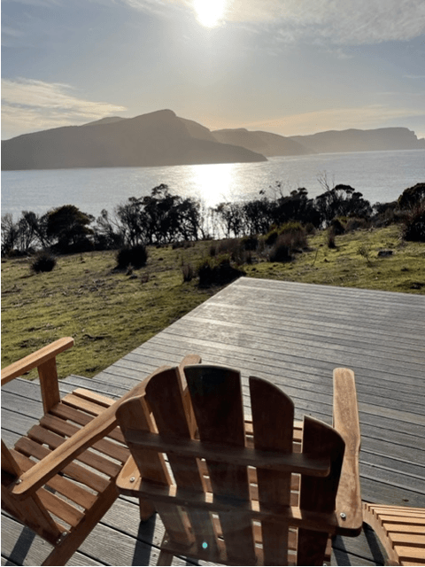 Tasmanian Luxury Retreat Deck
